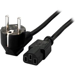Equip 112120 Nero 1,8 m Accoppiatore C13 CEE7/4