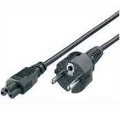 Equip 112150 Nero 1,8 m Accoppiatore C5 CEE7/4