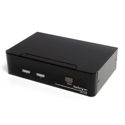 StarTech.com Commutateur KVM 2 Ports DVI, USB et Audio - Switch KVM - 1920x1200