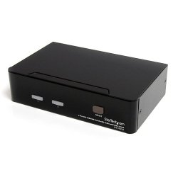 StarTech.com Commutateur KVM 2 Ports DVI, USB et Audio - Switch KVM - 1920x1200