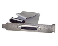 Conector Bracket Adaptador Paralelo DB25 a IDC25 con Cable de 40cm, DB-25, IDC, 0,4 m, Gris