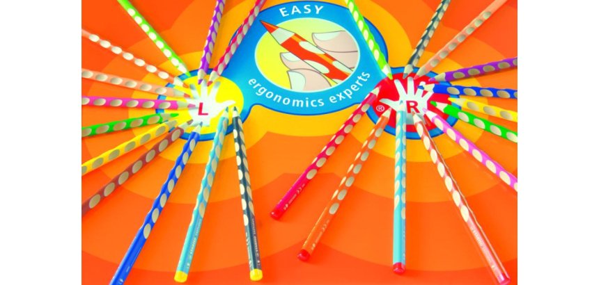 Crayon de couleur EASYcolors, pour droitiers, étui