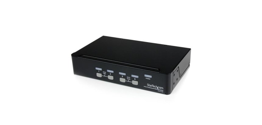 StarTech.com Commutateur KVM 4 Ports VGA USB, Montage en Rack - Switch KVM - 1920x1440