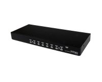 StarTech.com Commutateur KVM PS/2 USB 8 ports 1U empilables sur rack avec OSD