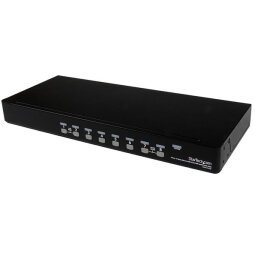 StarTech.com Commutateur KVM PS/2 USB 8 ports 1U empilables sur rack avec OSD