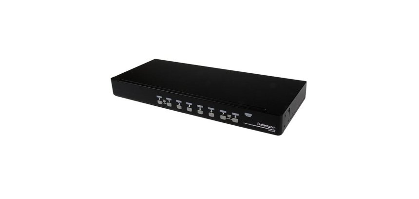 StarTech.com Commutateur KVM PS/2 USB 8 ports 1U empilables sur rack avec OSD