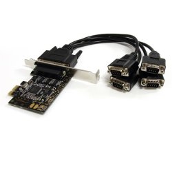 StarTech.com Scheda Seriale PCI Express a 4 Porte RS232 con Cavo di Breakout - Sostituita da PEX4S953LP