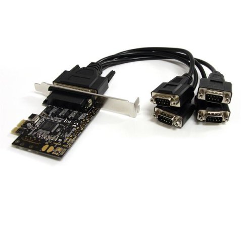 StarTech.com Scheda Seriale PCI Express a 4 Porte RS232 con Cavo di Breakout - Sostituita da PEX4S953LP