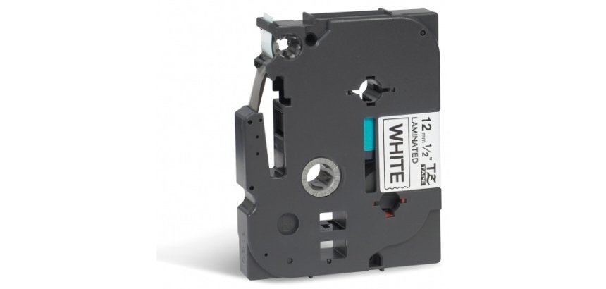 Brother TZE231CIV Casete de cinta laminada original Negro sobre blanco, 12 mm x 8 m