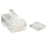 StarTech.com CRJ45C6STR50 connecteur de fils RJ-45 Transparent