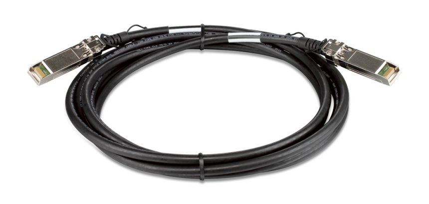 D-Link DEM-CB300S Cable de fibra óptica e InfiniBand 3 m SFP+ Negro