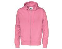 Cottover SWEATSHIRT À CAPUCHE FULL ZIP HOMME - CERTIFIÉ GOTS Rose - Taille XL