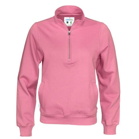 Cottover SWEATSHIRT COL ZIPPÉ UNISEX - CERTIFIÉ GOTS
