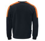 ProJob 2125 SWEATSHIRT COL ROND BANDES FLUO