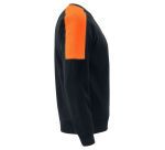 ProJob 2125 SWEATSHIRT COL ROND BANDES FLUO