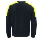ProJob 2125 SWEATSHIRT COL ROND BANDES FLUO