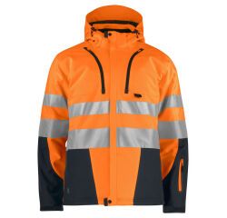 ProJob 6420 PARKA SOFTSHELL - EN ISO 20471 CLASSE 3/2 Orange/Noir - Taille XXXXL