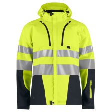 ProJob 6419 PARKA SOFTSHELL - EN ISO 20471 CLASSE 3/2 Jaune/Noir - Taille XS