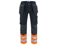ProJob 6530 SIGNALISATIEBROEK MET KNIEZAKKEN EN SPIJKERZAKKEN EN ISO 20471 KLASSE 1