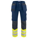 ProJob 6530 WAISTPANTS EN ISO 20471 CLASS 1 Yellow/Navy - Size 38