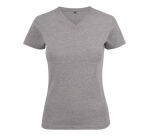 Printer Heavy V-neck 
T-Shirt Damen