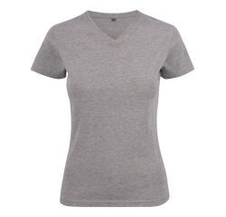 Printer Heavy V-neck 
T-Shirt Femmes