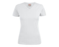 Printer Heavy V-neck 
T-Shirt Dames