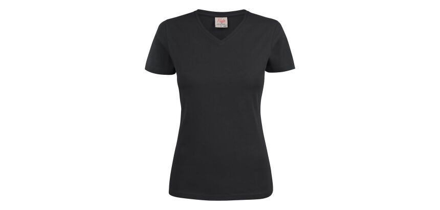 Printer Heavy V-neck 
T-Shirt Femmes