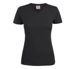 Printer Heavy V-neck 
T-Shirt Femmes