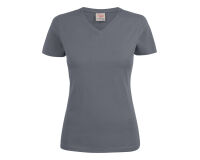 Printer Essentials Heavy V-neck 
T-Shirt Femmes