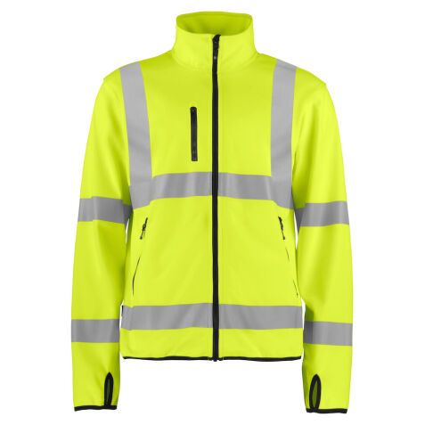 ProJob 6105 SOFTSHELL JACKET, LIGHTWEIGHT EN ISO 20471 CLASS 3