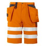 ProJob 6503 SHORT POLYCOTON - EN ISO 20471 CLASSE 2/1 Orange/Noir - Taille 38