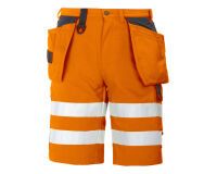 ProJob 6503 SHORT POLYCOTON - EN ISO 20471 CLASSE 2/1 Orange/Noir - Taille 38