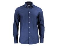 J.Harvest & Frost PB49 Jacquard
Chemise Slim Fit Hommes Marine/Point Blanc - Taille L
