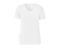 Cottover STRETCH COL V FEMME - CERTIFIÉ GOTS Blanc - Taille S