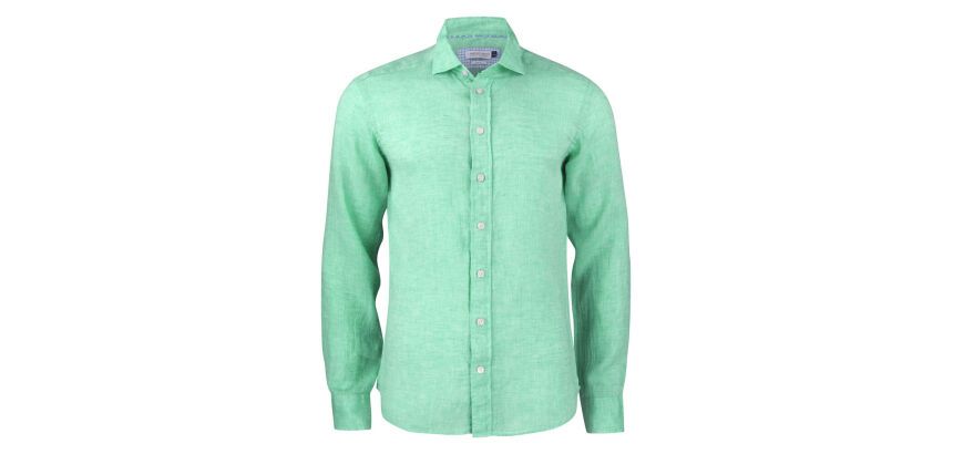 J.Harvest & Frost IB33 Linen Hemd Regular Fit Herren