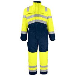 ProJob 6202 COMBINAISON MATELASSEE - EN ISO 20471 CLASSE 3 Jaune/Marine - Taille 40