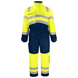 ProJob 6202 COVERALL PADDED EN ISO 20471 CLASS 3 Yellow/Navy - Size 40