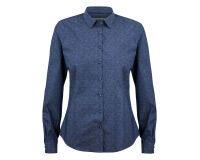 J.Harvest & Frost PB143 Twill 
Chemise Femmes Indigo Paisley Fine Twill - Taille S