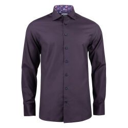 J.Harvest & Frost Purple Bow 142 
Shirt Slim Fit Men