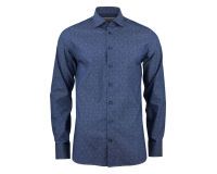 J.Harvest & Frost PB143 Twill Chemise Slim Fit Hommes Indigo Paisley Fine Twill - Taille L