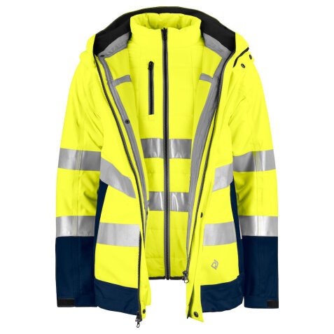 ProJob 6445 FUNCTIONAL JACKET 3-IN-1 EN ISO 20471 CLASS 3/2