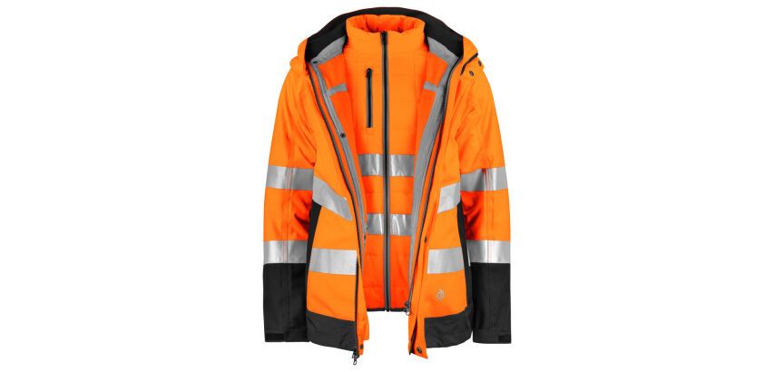 ProJob 6445 FUNCTIONAL JACKET 3-IN-1 EN ISO 20471 CLASS 3/2