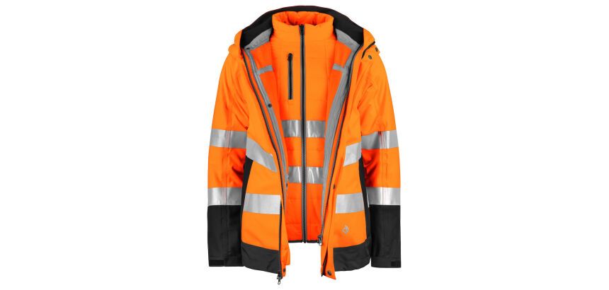 ProJob 6445 PARKA 3 EN 1 - EN ISO 20471 CLASSE 3/2 - EN 343 3/2