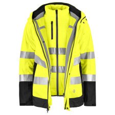 ProJob 6445 PARKA 3 EN 1 - EN ISO 20471 CLASSE 3/2 - EN 343 3/2 Jaune/Marine - Taille XXXL