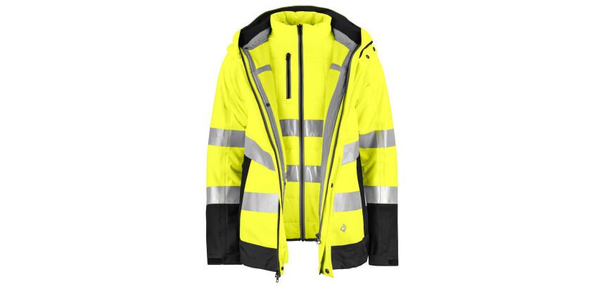 ProJob 6445 PARKA 3 EN 1 - EN ISO 20471 CLASSE 3/2 - EN 343 3/2