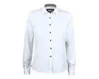 J.Harvest & Frost RB20 Twill Chemise Femmes Blanc/Noir - Taille L