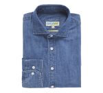 Cottover CHEMISE DENIM SLIM FIT HOMME - CERTIFIÉ GOTS