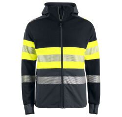 ProJob 6122 TECHNICAL HOOD JACKET EN ISO 20471 CLASS 1 Yellow/Black - Size XXXXL