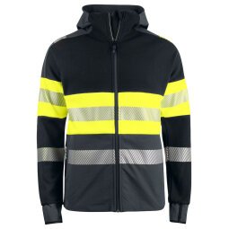 ProJob 6122 TECHNICAL HOOD JACKET EN ISO 20471 CLASS 1 Yellow/Black - Size XXXXL